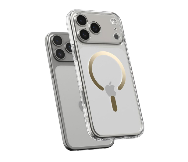 SPIGEN Ultra Hybrid Mag Magsafe do Iphone 17 Pro Clear/Gold 8800283314809 - 1359912 - zdjęcie 4